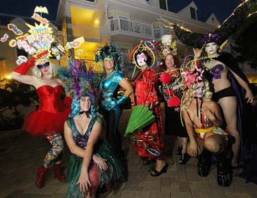 Headdress Ball 2013 photo - Duval Street, Key West
